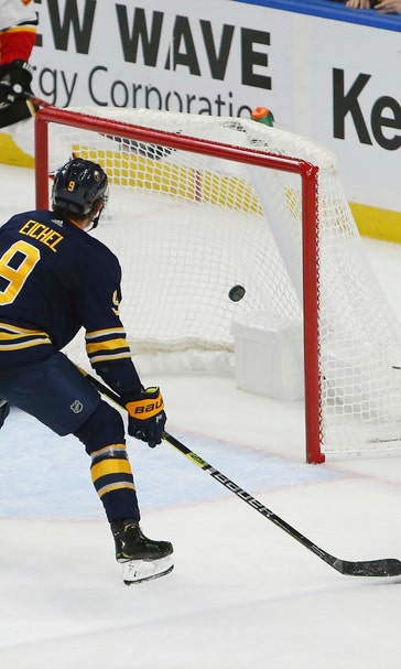 Tkachuk scores late, Gaudreau in OT as Flames beat Sabres